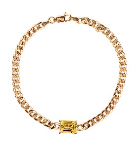 Pulseira Groumet Citrino