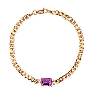 Pulseira Groumet Ametista