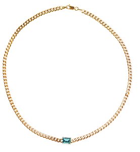 Choker Groumet Topázio Sky