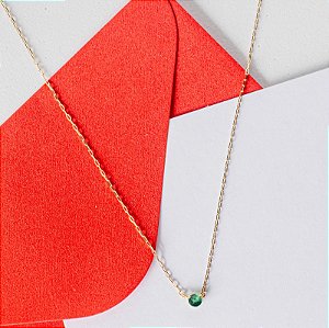 Colar Float Esmeralda