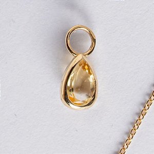 Berloque Gota Citrino P