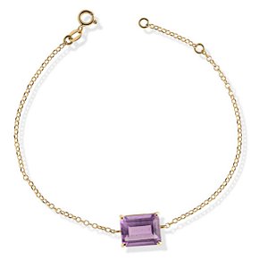 Pulseira Octógono Uni Ametista