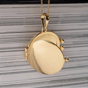 Relicário ID em Ouro 18k