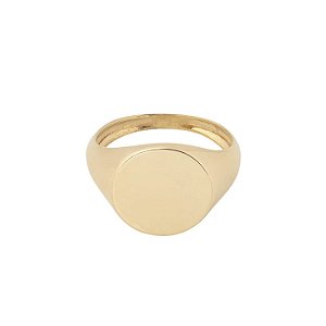 Anel Signet Ouro 18k