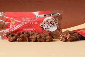BARRA DE GRANOLA COM CHOCOLATE AO LEITE