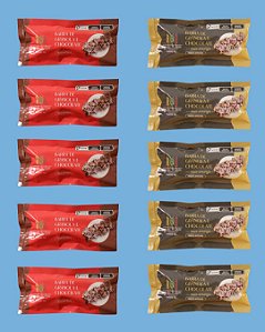 KIT BARRINHAS DE GRANOLA E CHOCOLATE 10 unidades