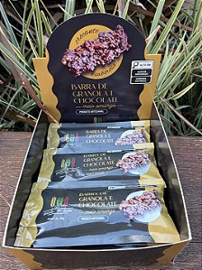 PECCATO DA DINDA - CAIXA BARRINHA DE GRANOLA DA DINDA COM CHOCOLATE MEIO AMARGO PREMIUM