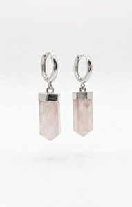 Argolinha Ártemis Quartzo Rosa