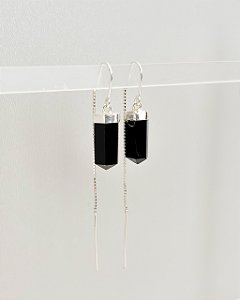 Brinco Selene Obsidiana