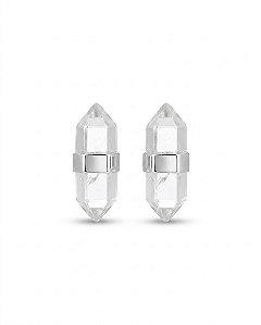 Brinco Íris Quartzo Cristal