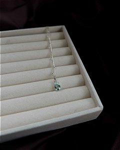 Colar Lúmina Topázio Azul