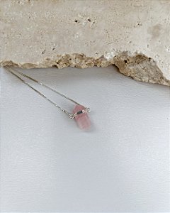 Colar Hera Quartzo Rosa