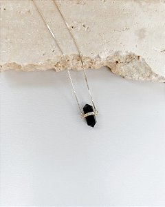 Colar Hera Obsidiana