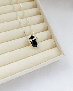 Choker Afrodite Obsidiana