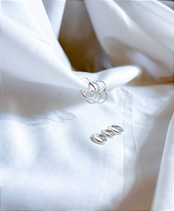 Trio de Argolinhas Encaixe