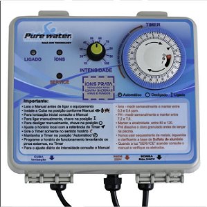 Ionizador Pure Water PWZ 15-AG para piscinas de 8 mil a 15 mil litros