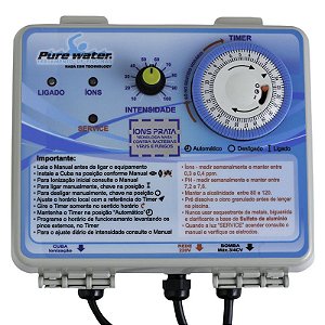 Ionizador Pure Water PWZ 25-AG para piscinas de 16 mil a 25 mil litros