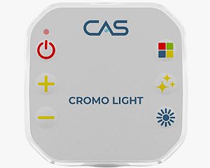 Acionador Painel Digital Banheira Spa Ofurô Hidromassagem Cromo Light com 1 Ponto de Spot  Cromoled Led Fixo