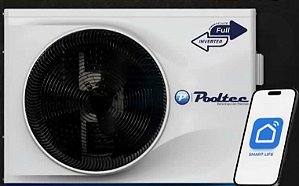 Trocador de Calor Full Inverter P/Piscina Até 118m³ BCPI 35/120 C/ Wifi Pooltec