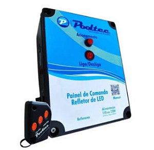 Comando Com Controle Remoto para Led´s Modelo C até 360W Pooltec