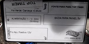 Fonte Top Timer 03 Fios Impercap