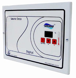 Painel Sauna Seca Frente - Ligar Contator Impercap
