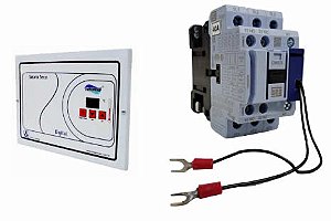 Painel Sauna Seca Frente + Contator 12Kw Trif.220V Impercap