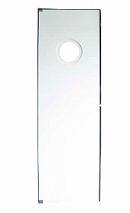 Porta Pratic Pivotante S/Bbatente C/ Visor Branca Sob Medida 0,665 x 2,07 MTS - Impercap