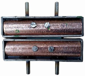 Kit Eletrodo Bastão de Cobre Reposição Ionizador 100 mil litros Impercap