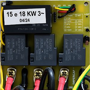 Placa Completa Top Master Trif. 15-18 kw 220v Smart - Impercap