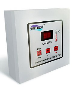 Painel Sauna Vapor Completo (FRETE+FUNDO) Digital 2.0 Impercap