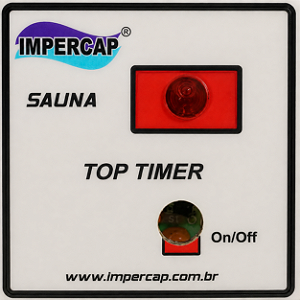 Painel Sauna a Vapor Top Timer Impercap