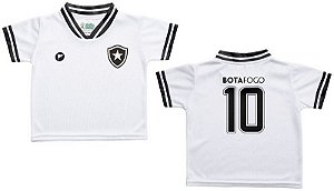 Camiseta Bebê Botafogo Branca - Torcida Baby