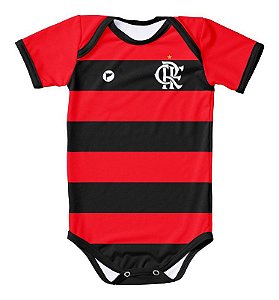 Body Flamengo Proteção UV Listrado Oficial