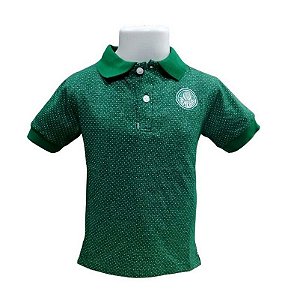 Camisa Polo Infantil Palmeiras Verde Oficial