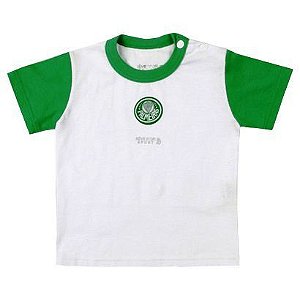 Camiseta Bebê Palmeiras Bicolor Oficial
