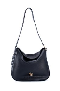 BOLSA COURO MÉDIA TIRACOLO PRETO CÓD-540