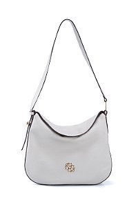 BOLSA COURO MÉDIA TIRACOLO BRANCO OFF CÓD-540