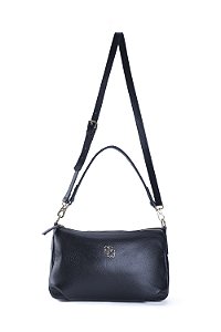 BOLSA COURO GRANDE PRETO CÓD-559