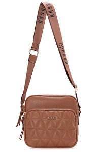BOLSA PEQUENA MATELASSÊ - 398 - SOFT WHISKY