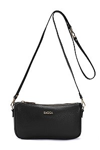 BOLSA COURO PEQUENA MACIA PRETO CÓD-655