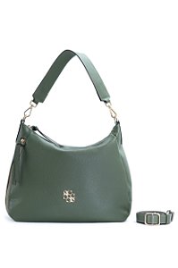 BOLSA COURO GRANDE MACIA VERDE CÓD-595