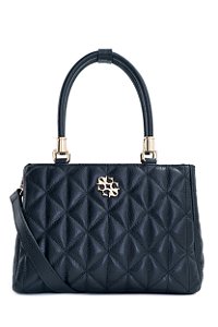 BOLSA COURO MÉDIA MATELASSÊ PRETO CÓD-656