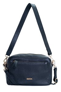 BOLSA COURO MÉDIA MACIA PRETO CÓD-667