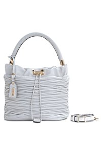 BOLSA COURO MÉDIA BRANCO OFF CÓD-670