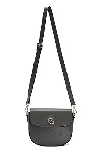 BOLSA COURO MÉDIA ESTRUTURADA PRETO CÓD-677