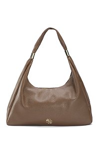 BOLSA COURO GRANDE MACIA MARROM WHISKY CÓD-678