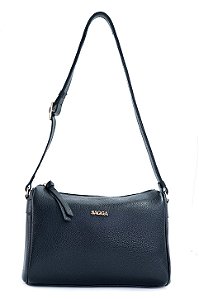 BOLSA COURO GRANDE QUADRADA PRETO CÓD-682