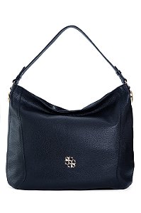 BOLSA EM COURO GRANDE MACIA COR PRETA CÓD-809