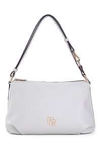 BOLSA EM COURO GRANDE MACIA BRANCO OFF CÓD-815
